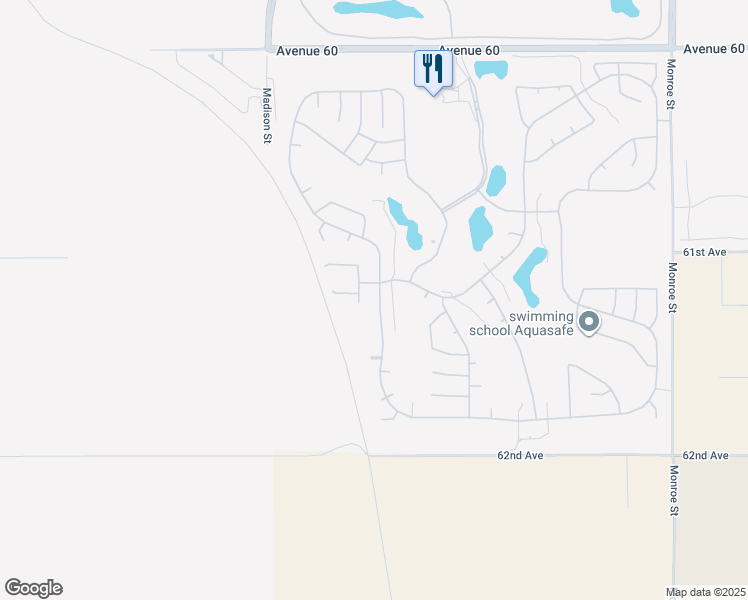map of restaurants, bars, coffee shops, grocery stores, and more near 61225 Living Stone Drive in La Quinta