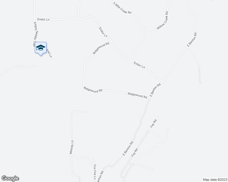 map of restaurants, bars, coffee shops, grocery stores, and more near Ridgewood Road in Riverside County