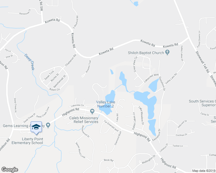 map of restaurants, bars, coffee shops, grocery stores, and more near 9430 Lakeview Road in Union City