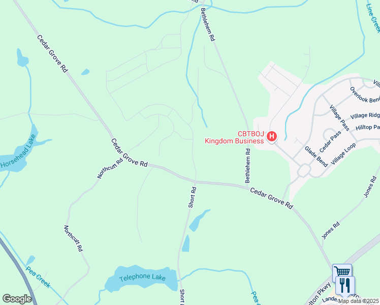 map of restaurants, bars, coffee shops, grocery stores, and more near 8201 Cedar Grove Road in Fairburn