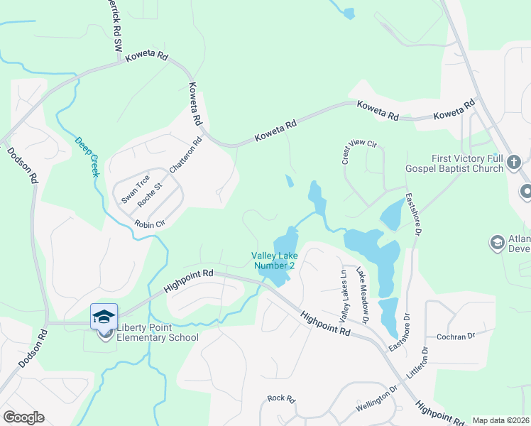 map of restaurants, bars, coffee shops, grocery stores, and more near 9429 Lakeview Road in Union City
