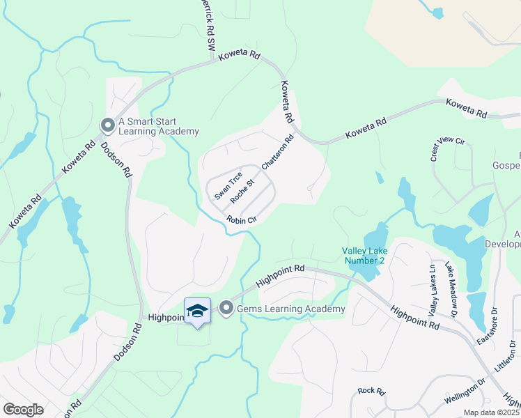 map of restaurants, bars, coffee shops, grocery stores, and more near 4031 Robin Circle in College Park