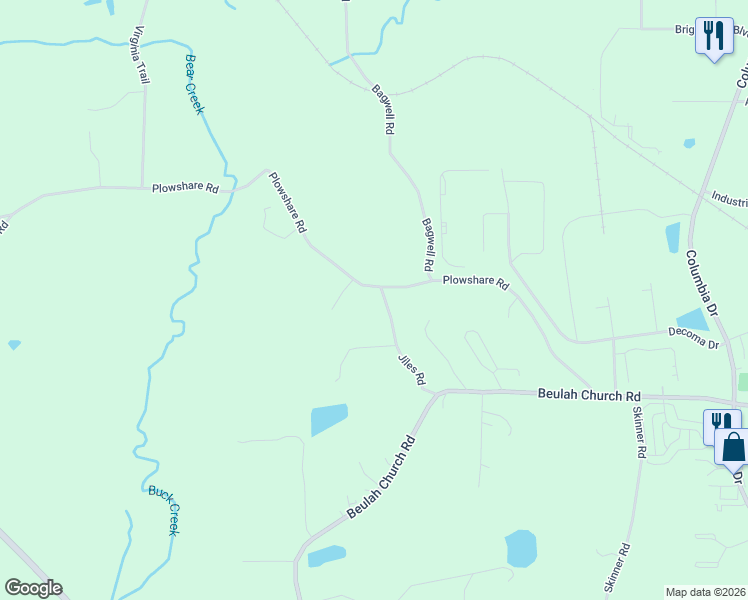 map of restaurants, bars, coffee shops, grocery stores, and more near in Carroll County