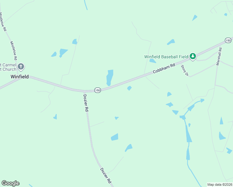 map of restaurants, bars, coffee shops, grocery stores, and more near 6364 Cobbham Road in Appling