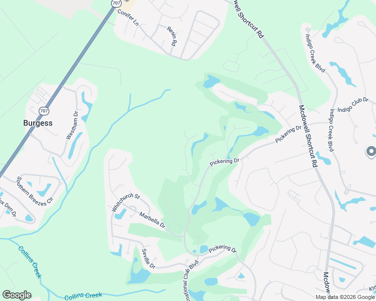 map of restaurants, bars, coffee shops, grocery stores, and more near 854 Castlebridge Drive in Murrells Inlet