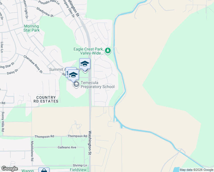 map of restaurants, bars, coffee shops, grocery stores, and more near 33117 Lirac Lane in Menifee