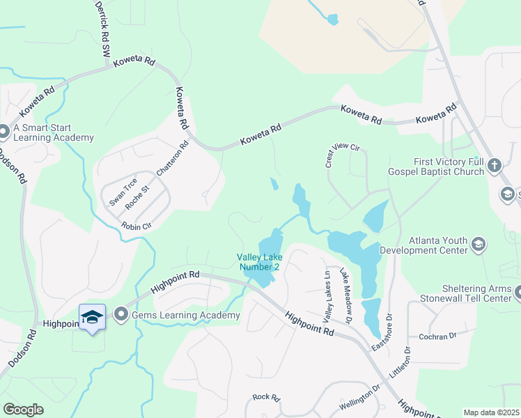map of restaurants, bars, coffee shops, grocery stores, and more near 9429 Lakeview Road in Union City