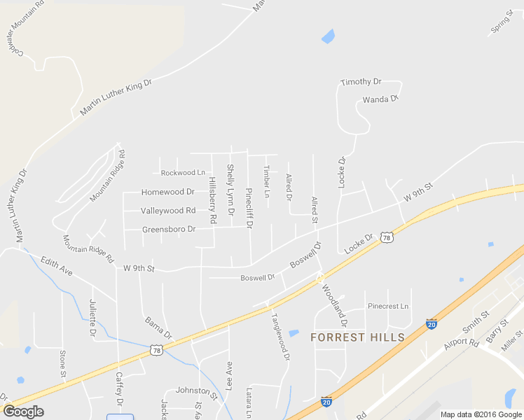 map of restaurants, bars, coffee shops, grocery stores, and more near 942 Timber Lane in Oxford