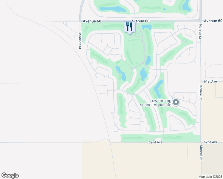 map of restaurants, bars, coffee shops, grocery stores, and more near 61125 Living Stone Drive in La Quinta