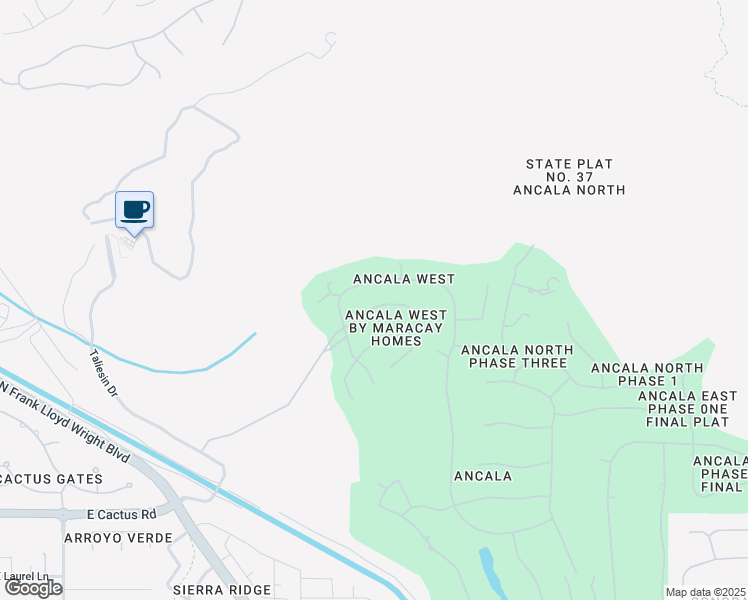 map of restaurants, bars, coffee shops, grocery stores, and more near 11446 East Sweetwater Avenue in Scottsdale