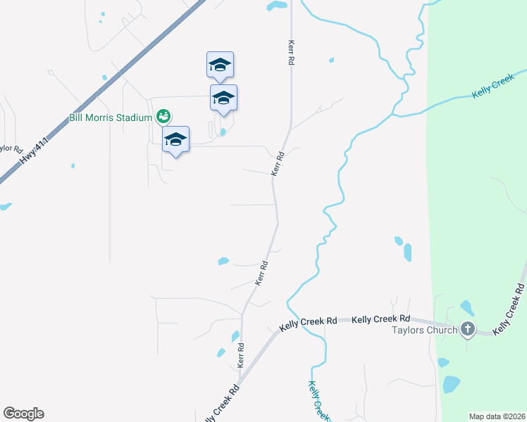 map of restaurants, bars, coffee shops, grocery stores, and more near 903 Brooke Terrace in Moody