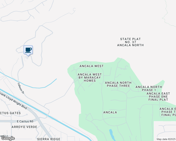 map of restaurants, bars, coffee shops, grocery stores, and more near 11446 East Sweetwater Avenue in Scottsdale