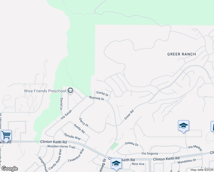 map of restaurants, bars, coffee shops, grocery stores, and more near 35685 Abelia Street in Murrieta