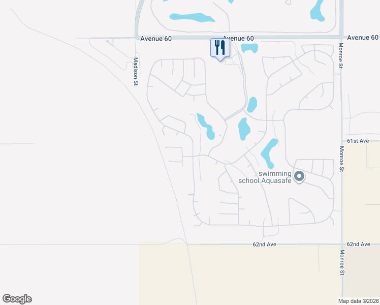 map of restaurants, bars, coffee shops, grocery stores, and more near 61110 Living Stone Drive in La Quinta