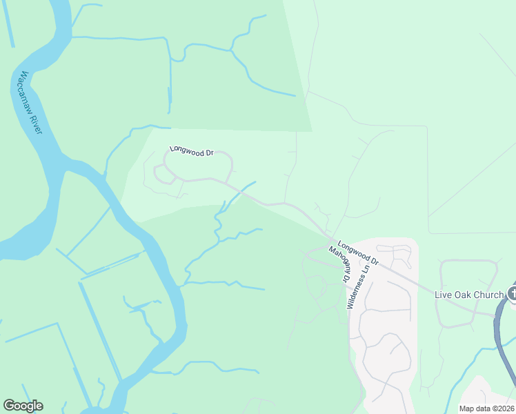 map of restaurants, bars, coffee shops, grocery stores, and more near 6225 Longwood Drive in Myrtle Beach
