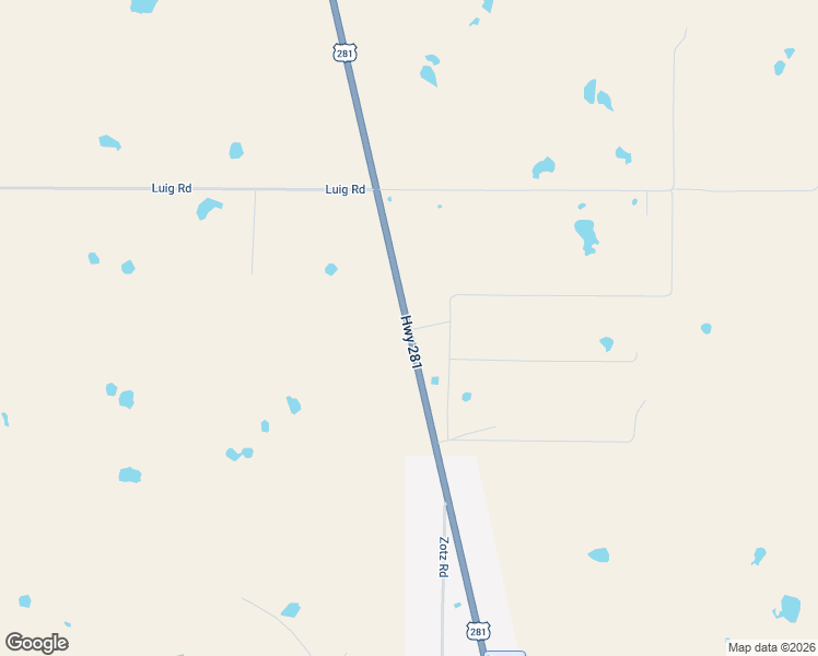 map of restaurants, bars, coffee shops, grocery stores, and more near 16712 U.S. 281 in Scotland