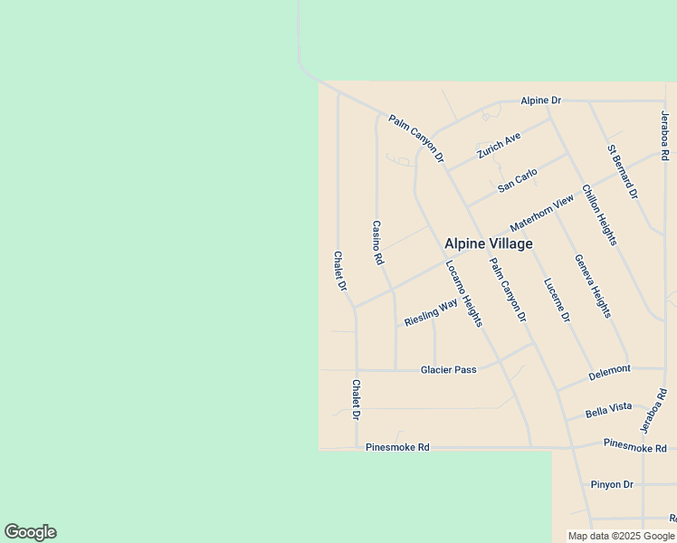 map of restaurants, bars, coffee shops, grocery stores, and more near Chalet Drive in Riverside County