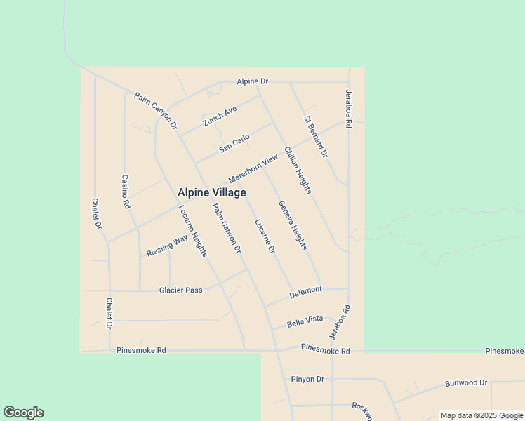 map of restaurants, bars, coffee shops, grocery stores, and more near Lucerne Drive in Riverside County