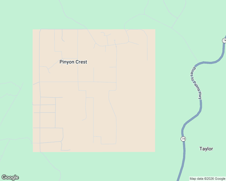 map of restaurants, bars, coffee shops, grocery stores, and more near Manzanita Road in Riverside County
