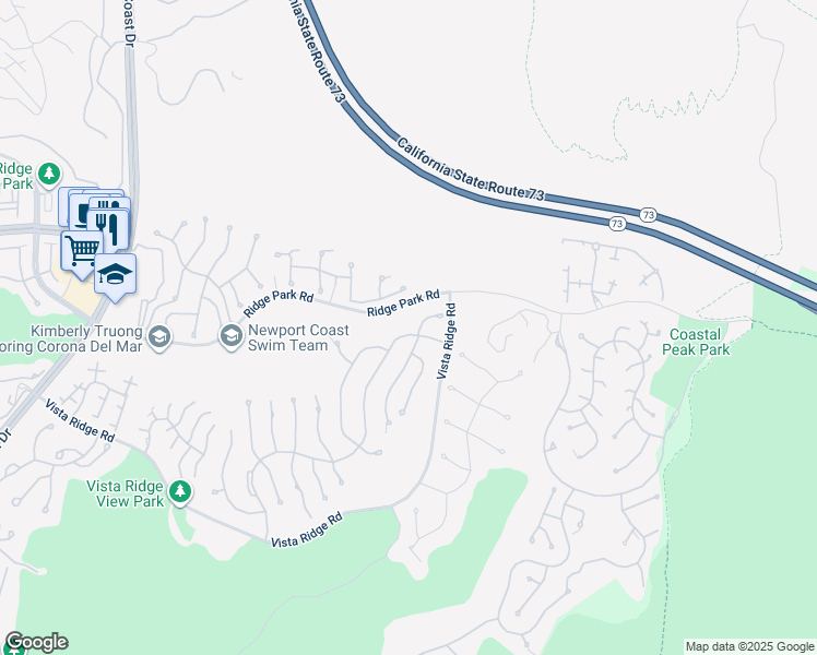 map of restaurants, bars, coffee shops, grocery stores, and more near 1 Ocean Heights Drive in Newport Beach