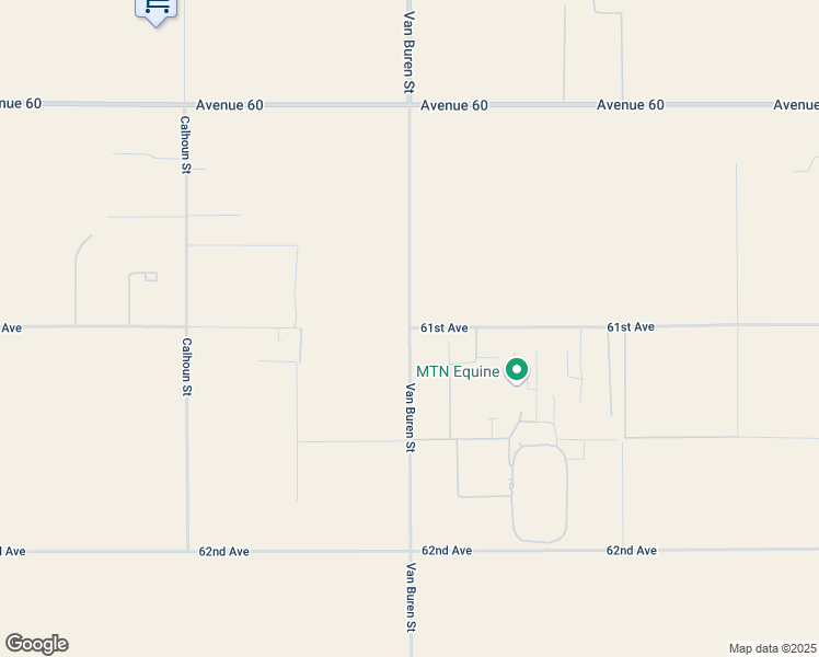 map of restaurants, bars, coffee shops, grocery stores, and more near Van Buren Street in Thermal