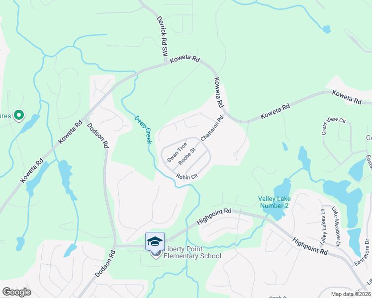 map of restaurants, bars, coffee shops, grocery stores, and more near 4099 Robin Circle in College Park
