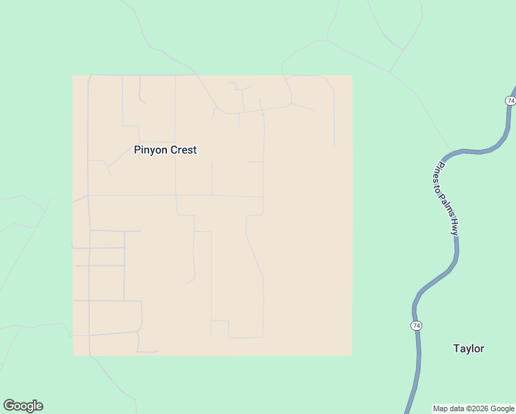 map of restaurants, bars, coffee shops, grocery stores, and more near 60913 Manzanita Road in Mountain Center