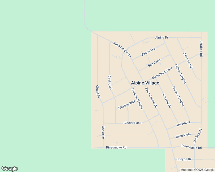 map of restaurants, bars, coffee shops, grocery stores, and more near Casino Road in Riverside County