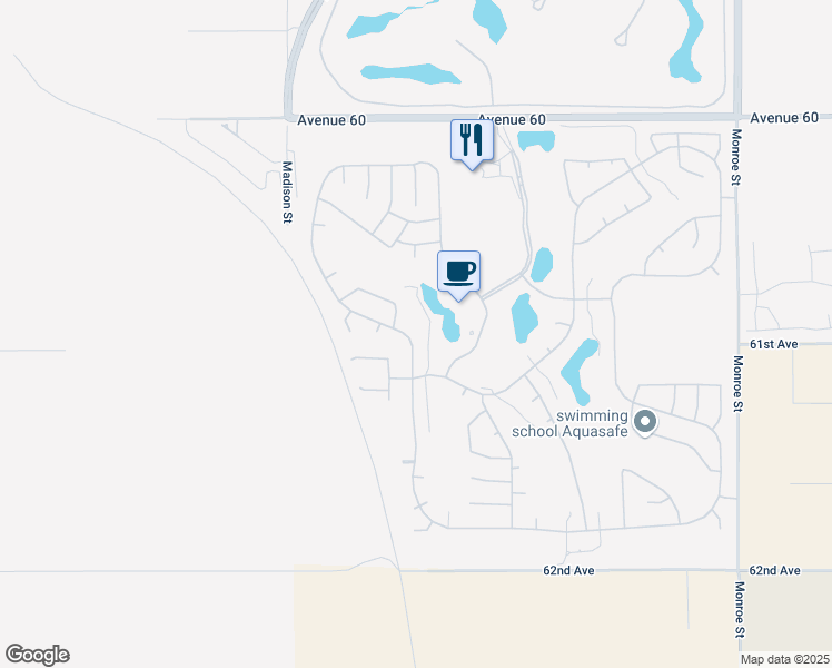 map of restaurants, bars, coffee shops, grocery stores, and more near 60990 Living Stone Drive in La Quinta