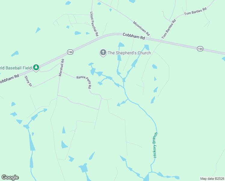 map of restaurants, bars, coffee shops, grocery stores, and more near 7025 Rance Perry Road in Appling