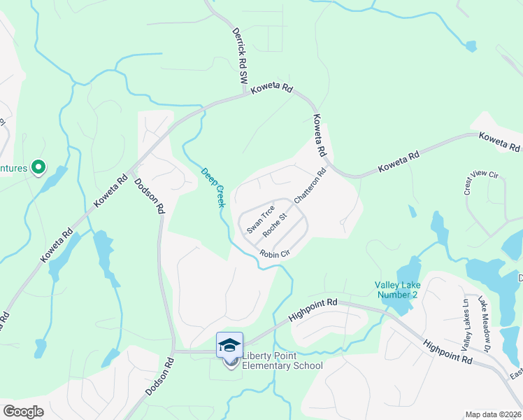 map of restaurants, bars, coffee shops, grocery stores, and more near 4099 Robin Circle in College Park