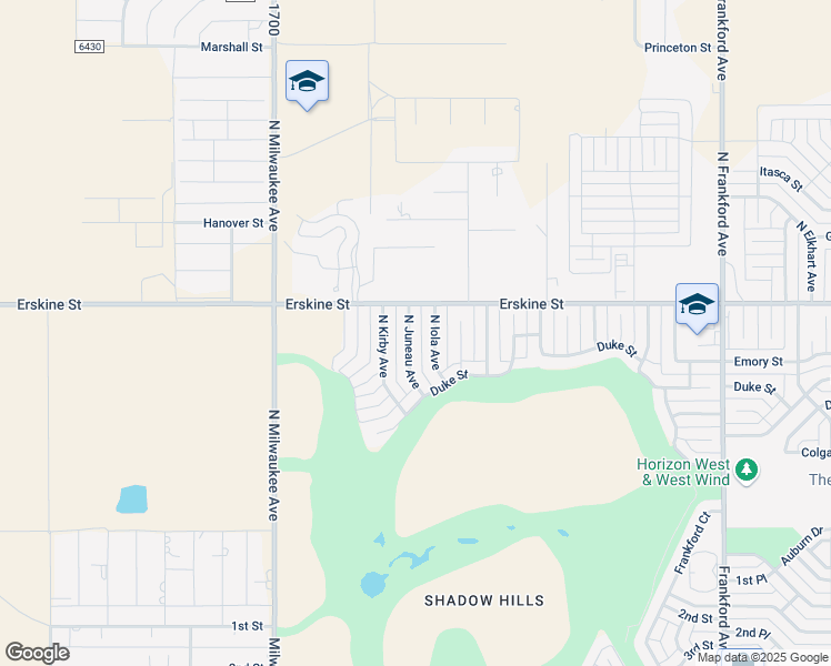 map of restaurants, bars, coffee shops, grocery stores, and more near 531 North Juneau Avenue in Lubbock