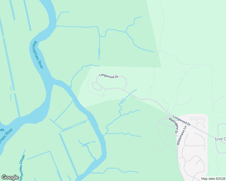 map of restaurants, bars, coffee shops, grocery stores, and more near 6321 Longwood Drive in Murrells Inlet