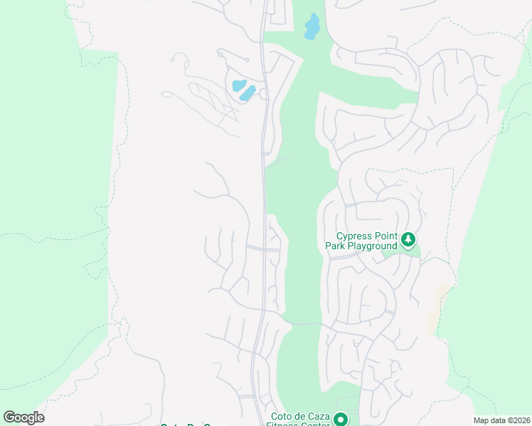 map of restaurants, bars, coffee shops, grocery stores, and more near Coto De Caza Drive in Orange County