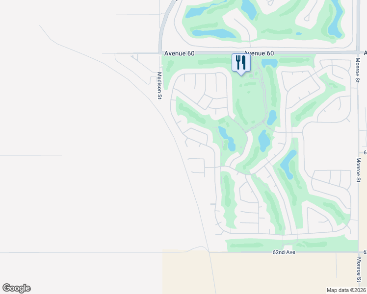 map of restaurants, bars, coffee shops, grocery stores, and more near 81178 Santa Rosa Court in La Quinta