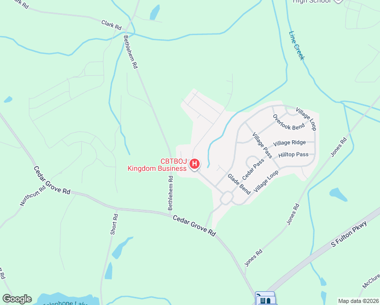 map of restaurants, bars, coffee shops, grocery stores, and more near 5673 Valley Loop in Fairburn