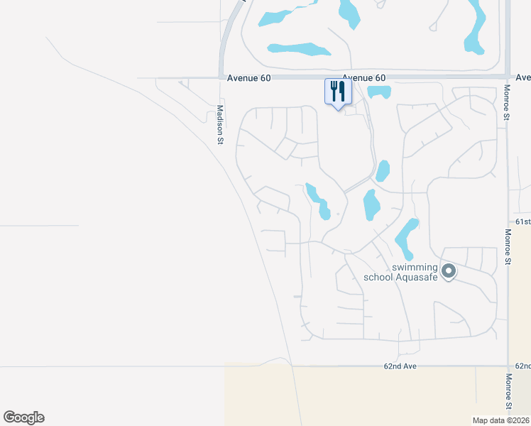 map of restaurants, bars, coffee shops, grocery stores, and more near 81207 Santa Rosa Court in La Quinta
