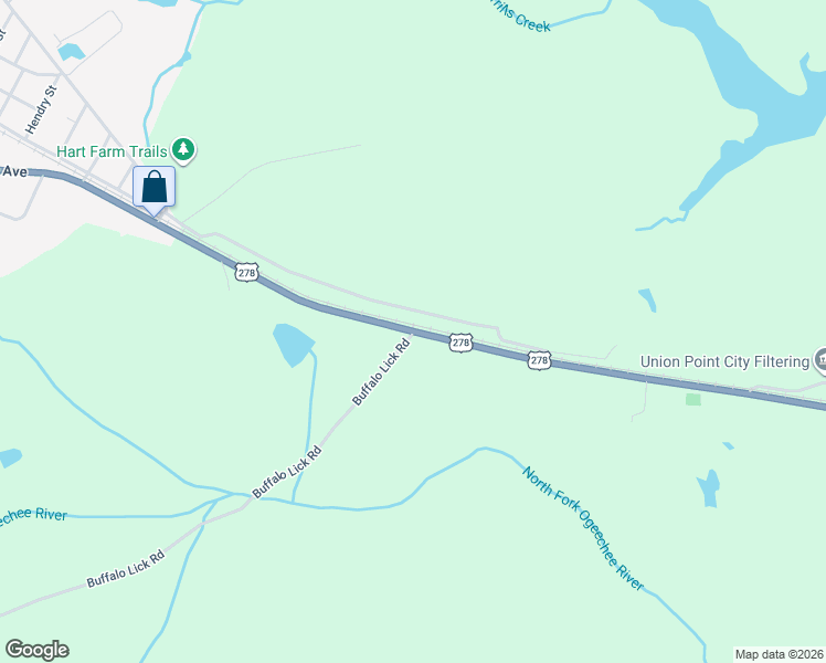 map of restaurants, bars, coffee shops, grocery stores, and more near in Union Point