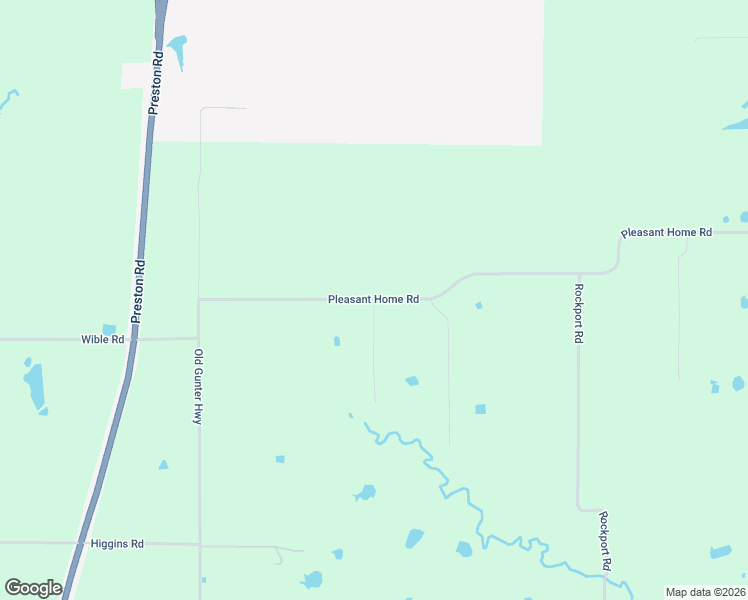 map of restaurants, bars, coffee shops, grocery stores, and more near 1574 Pleasant Home Road in Sherman