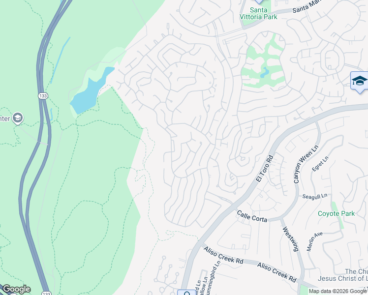 map of restaurants, bars, coffee shops, grocery stores, and more near 3510 Bahia Blanca West in Laguna Woods