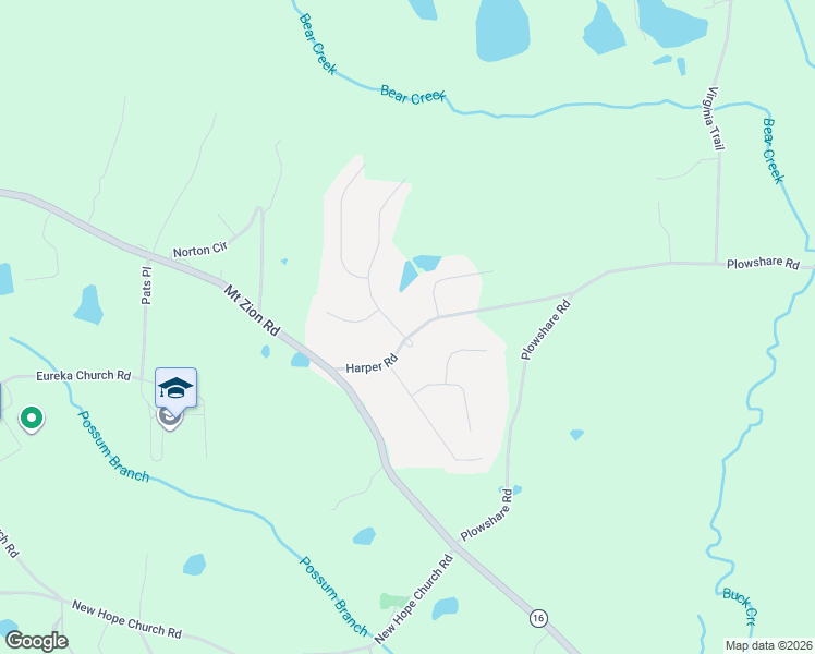 map of restaurants, bars, coffee shops, grocery stores, and more near 101 Grizzly Trail in Carrollton