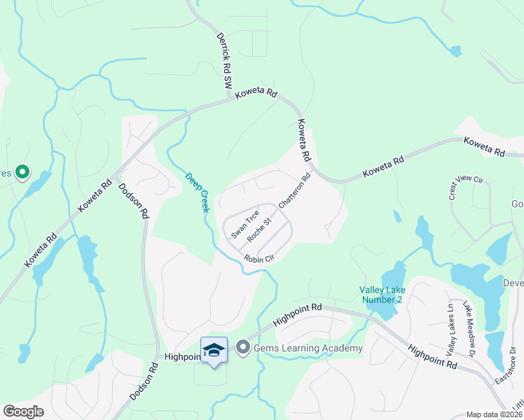 map of restaurants, bars, coffee shops, grocery stores, and more near 4502 Swan Trace in College Park