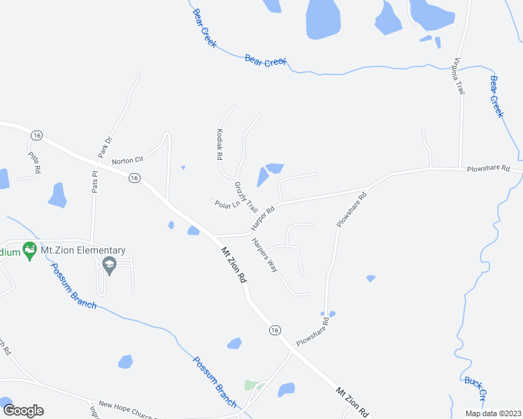 map of restaurants, bars, coffee shops, grocery stores, and more near 101 Grizzly Trail in Carrollton