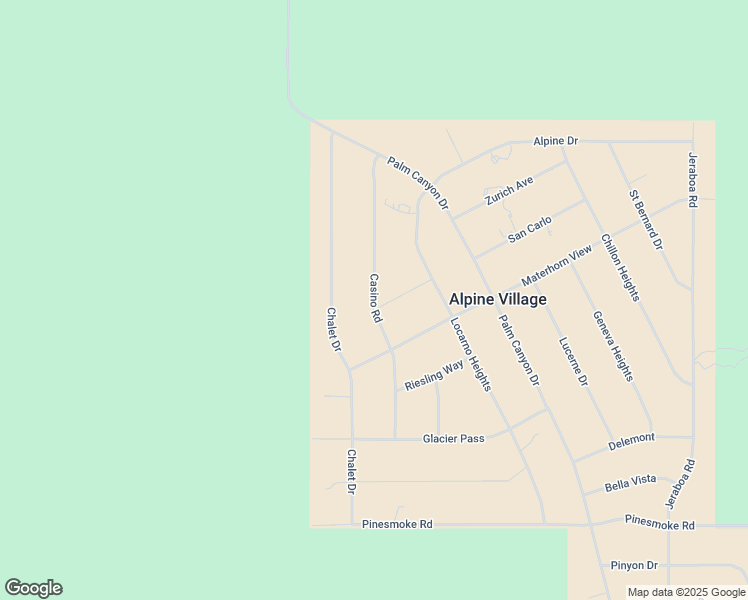 map of restaurants, bars, coffee shops, grocery stores, and more near Casino Road in Riverside County