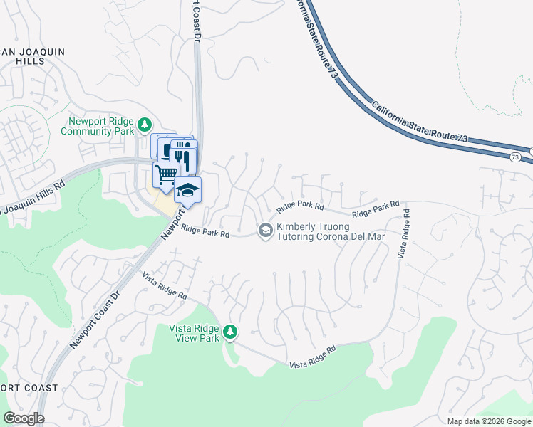 map of restaurants, bars, coffee shops, grocery stores, and more near 12 Agostino in Newport Beach