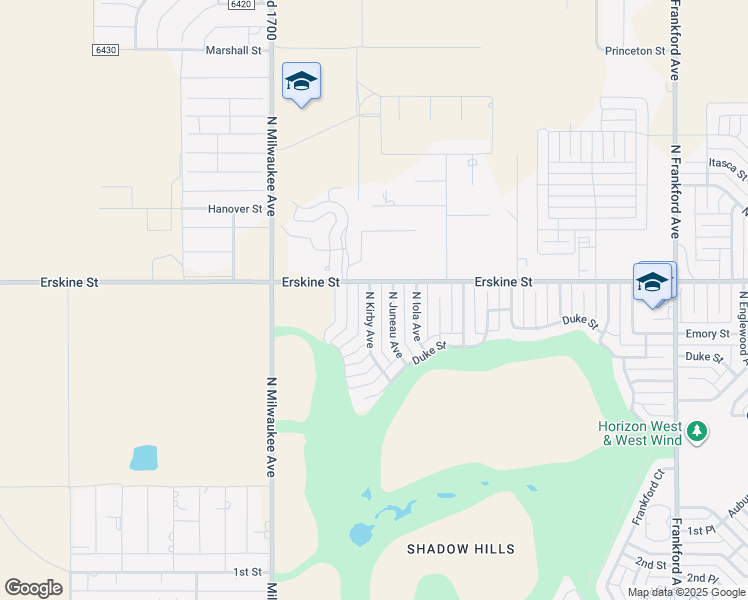 map of restaurants, bars, coffee shops, grocery stores, and more near 524 North Kline Avenue in Lubbock
