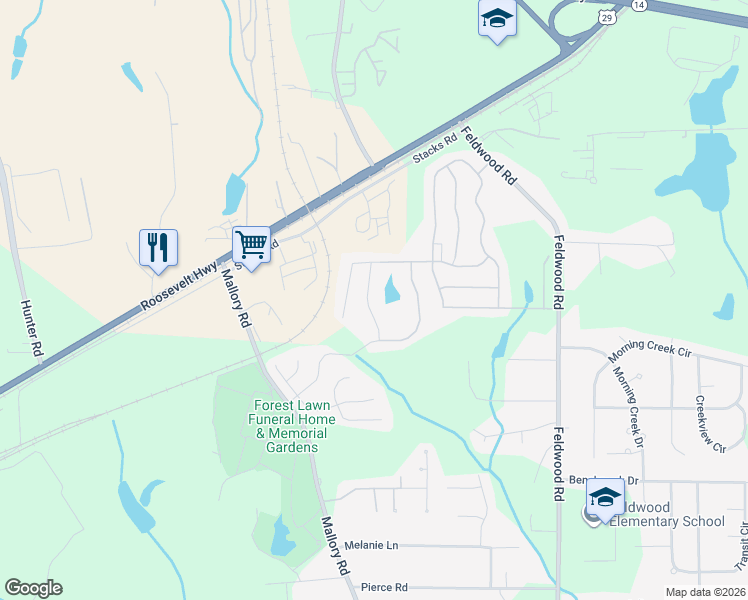 map of restaurants, bars, coffee shops, grocery stores, and more near 5468 Keyhaven Place in Atlanta