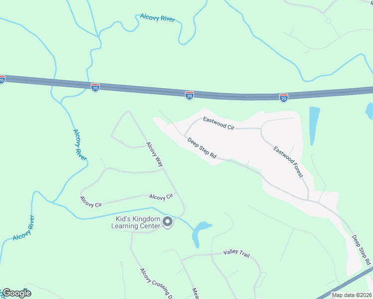 map of restaurants, bars, coffee shops, grocery stores, and more near 275 Deep Step Road in Covington