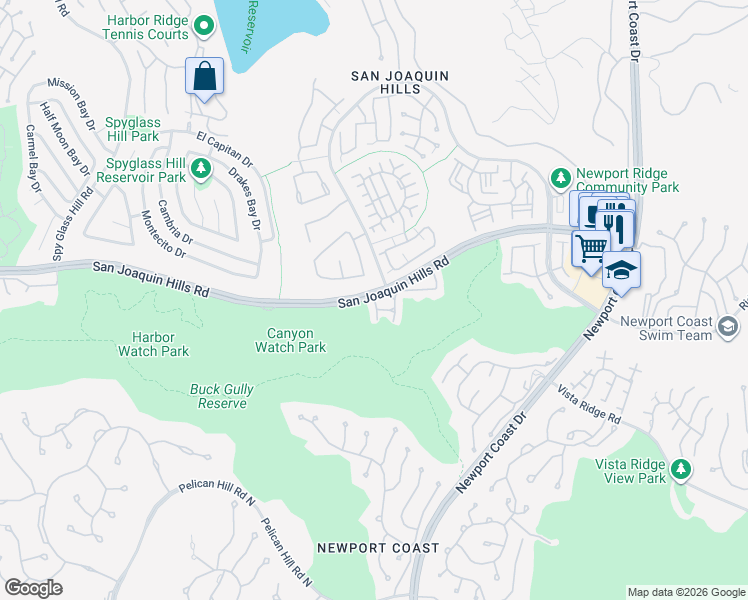 map of restaurants, bars, coffee shops, grocery stores, and more near 14 Saint Pierre in Newport Beach