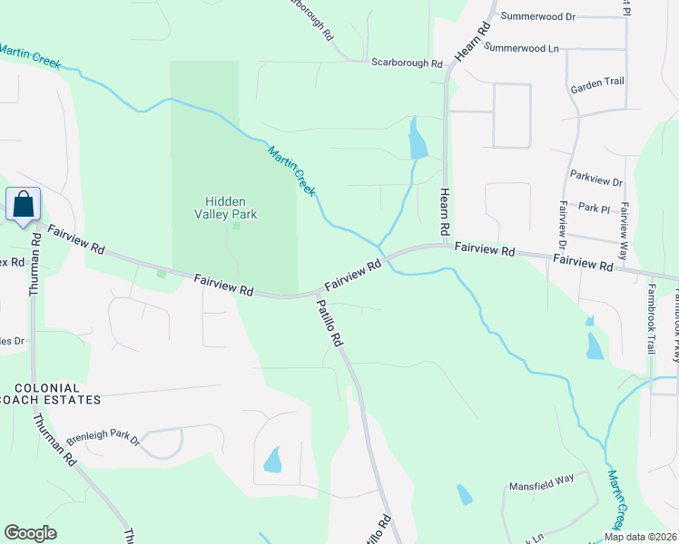 map of restaurants, bars, coffee shops, grocery stores, and more near 999 Fairview Road in Stockbridge